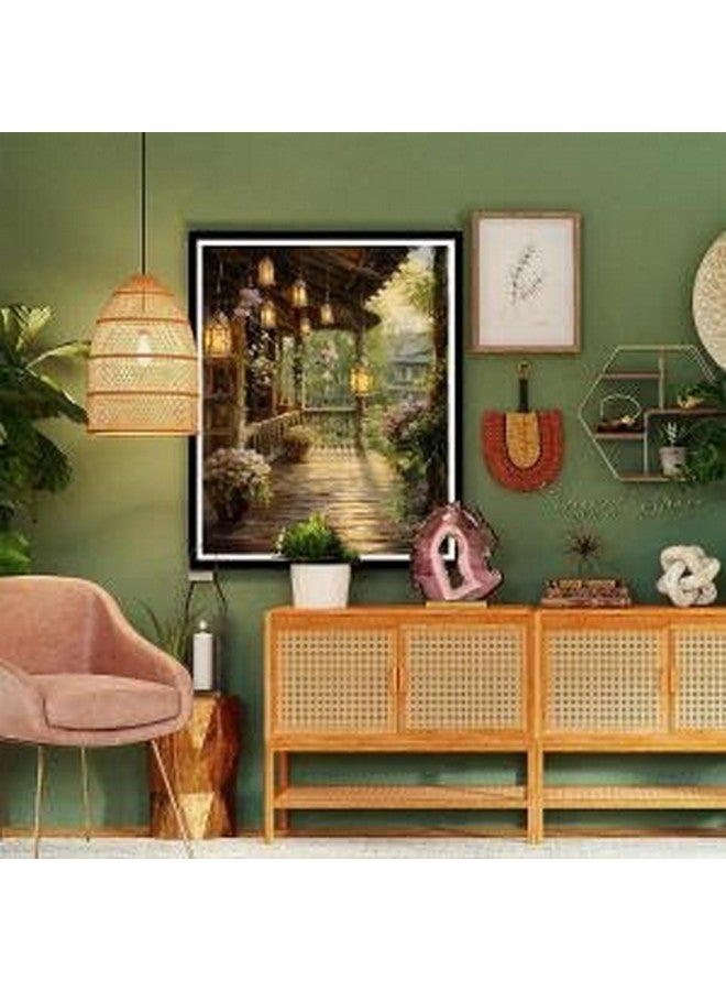 HASTHIP® DIY Paint by Numbers Kit Countryside Hallway DIY Oil Paint by Numbers Canvas Wall Decoration DIY Number Painting Natural Scenery Oil Paint Home Decoration, 40 x 50 cm - Image 5
