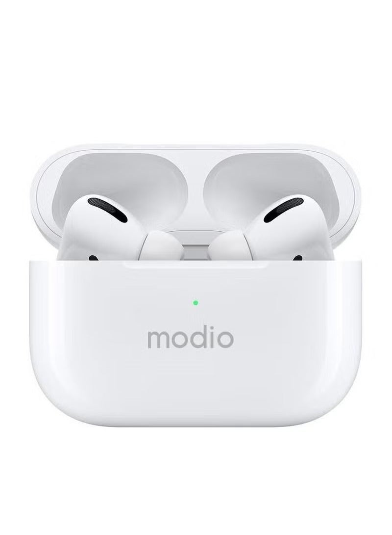 modio ME8 Wireless Earphones – True Wireless Stereo (TWS) Bluetooth 5.3 Headset with Noise Isolation, Touch Controls, Charging Case & Built-In Mic – Lightweight Earbuds for Android, iOS & Tablets – HD Sound & Stable Connectivity – Includes Free Carry Case - Image 5