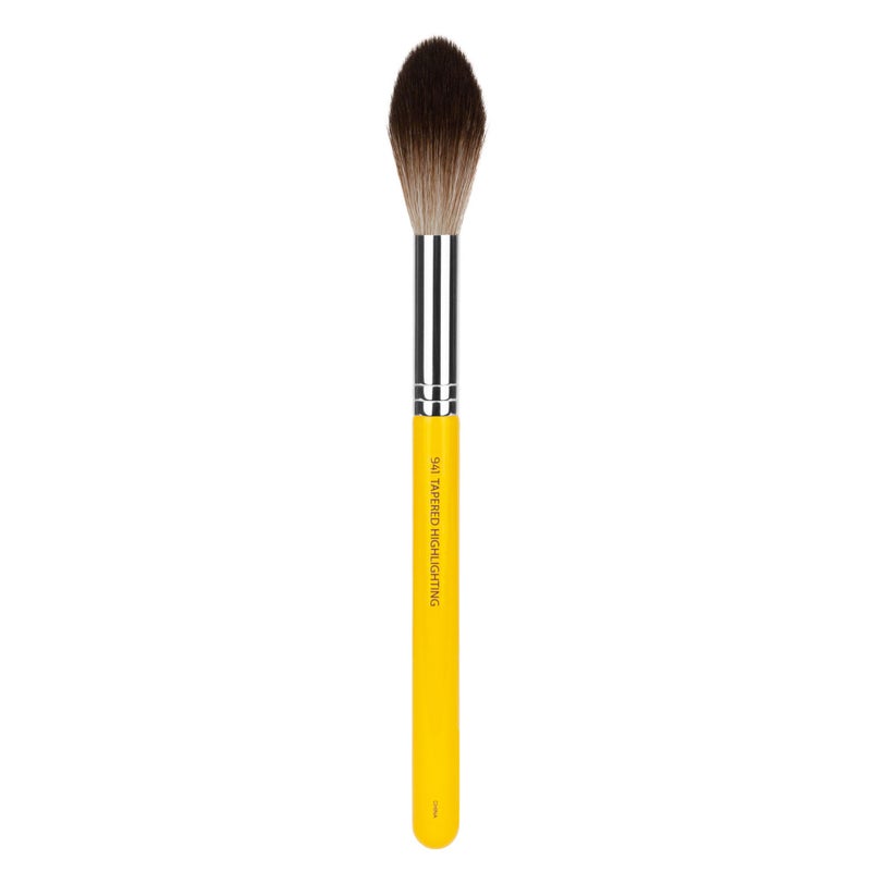 Bdellium Tools Professional Makeup Brush - Studio Series 941 Tapered Highlighting - With Soft Synthetic Fibers, For Natural Finish (Yellow, 1pc) - Image 1