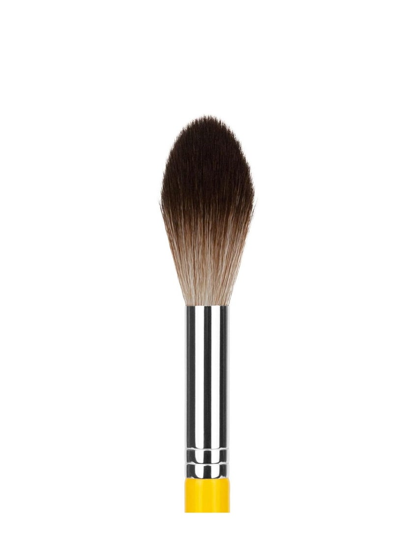 Bdellium Tools Bdellium Tools Professional Makeup Brush - Studio Series 941 Tapered Highlighting - With Soft Synthetic Fibers, For Natural Finish (Yellow, 1pc)  - Image 2