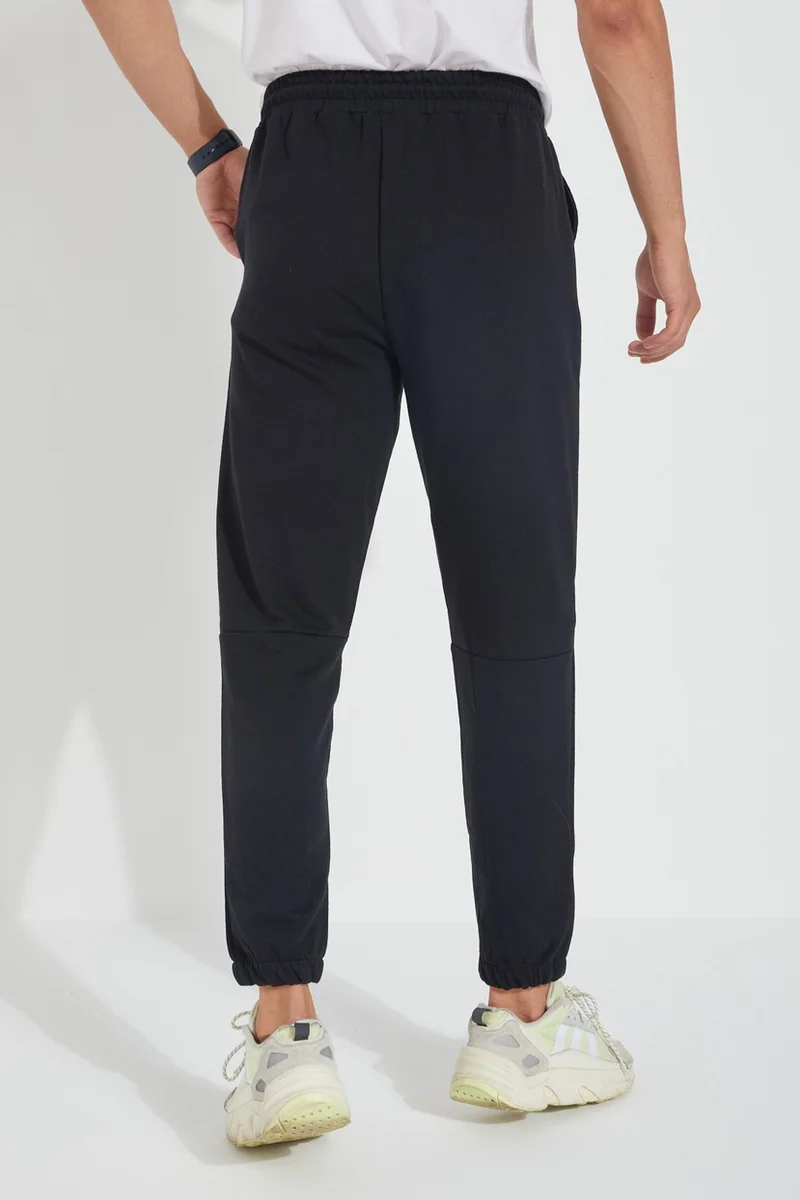 Twenty3 Men Regular Fit Elastic Waist Elastic Stitch Detail Sweatpants