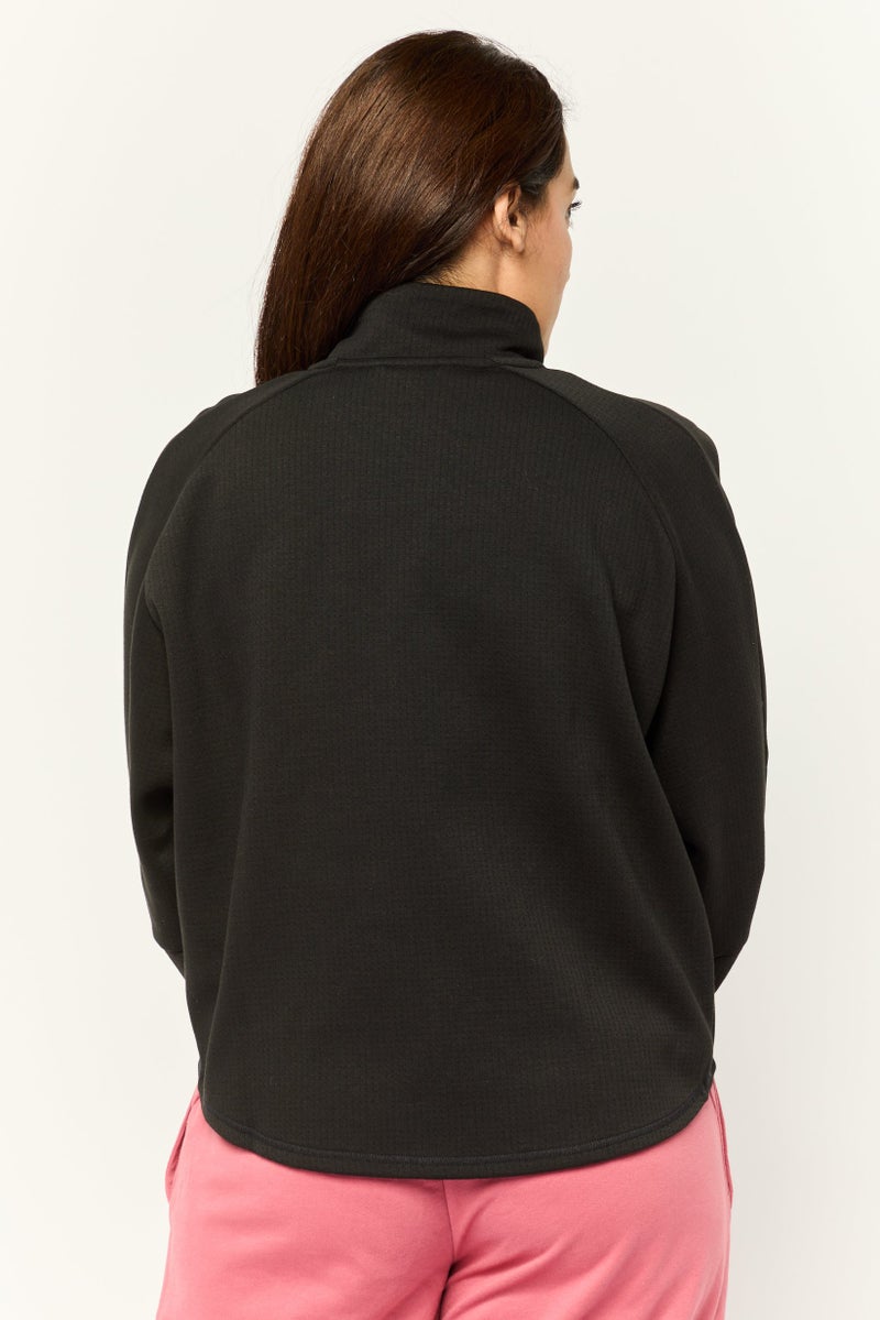 PUMA Women Relaxed Fit Long Sleeve Training Evostripe Track Jacket, Black - Image 4