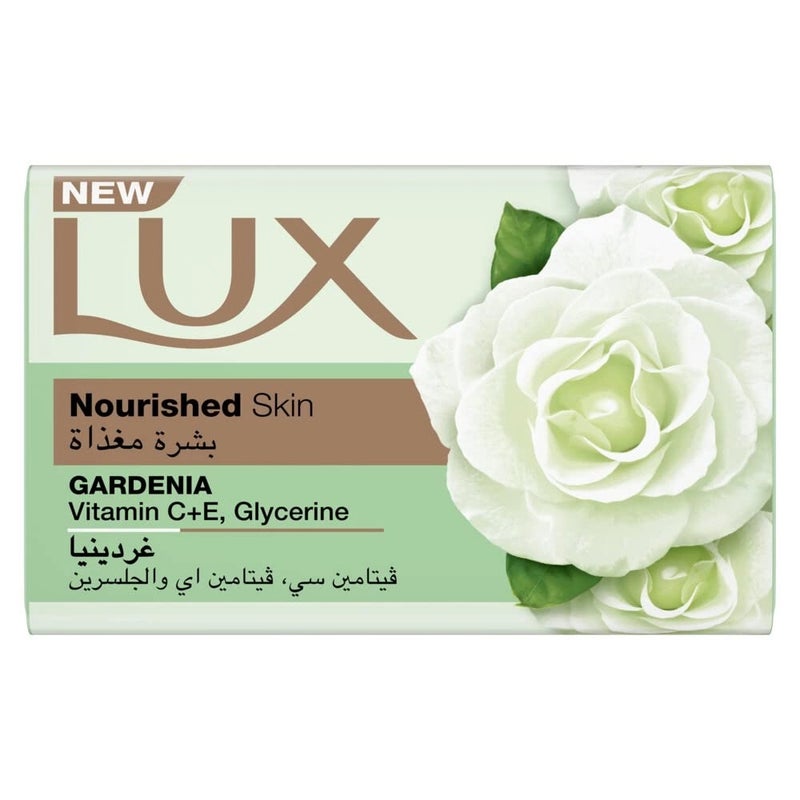 Lux Skin Nourishing Soap Bar With Gardenia Fragrance Vitamin C + E And Glycerine- 75gms