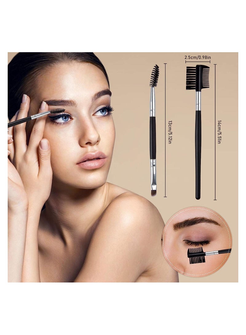 ORiTi مشط الرموش لتجعيد الرموش، 4 قطع من فرشاة الحواجب من إيبانكو، أداة لفصل الرموش - Image 5