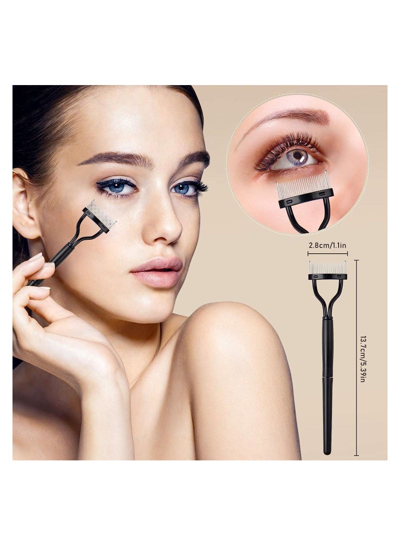 ORiTi مشط الرموش لتجعيد الرموش، 4 قطع من فرشاة الحواجب من إيبانكو، أداة لفصل الرموش - Image 2