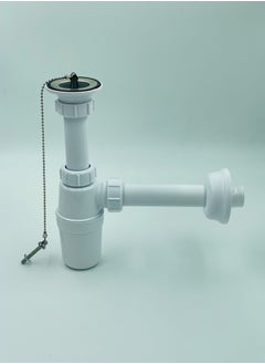 Uni flo Bottle Trap Wash Basin Bathroom Sink Waste Trap Drain Tube 1 1/4 Inch - Made in UAE  - Image 2
