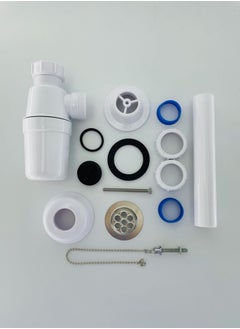 Uni flo Bottle Trap Wash Basin Bathroom Sink Waste Trap Drain Tube 1 1/4 Inch - Made in UAE  - Image 3