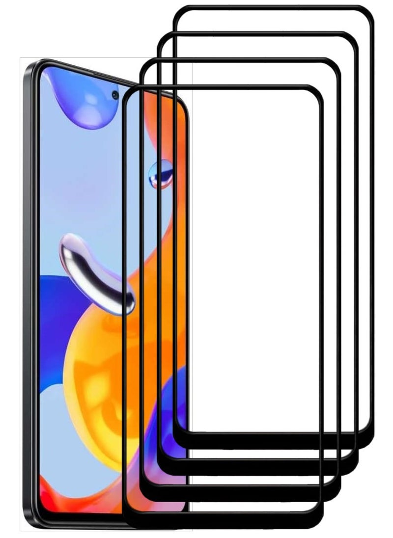 ACLIX 4 Pieces Antistatic ESD Dustproof Premium Quality High Definition Tempered Glass Screen Protector Designed For Xiaomi Redmi Note 11 Pro - Image 1