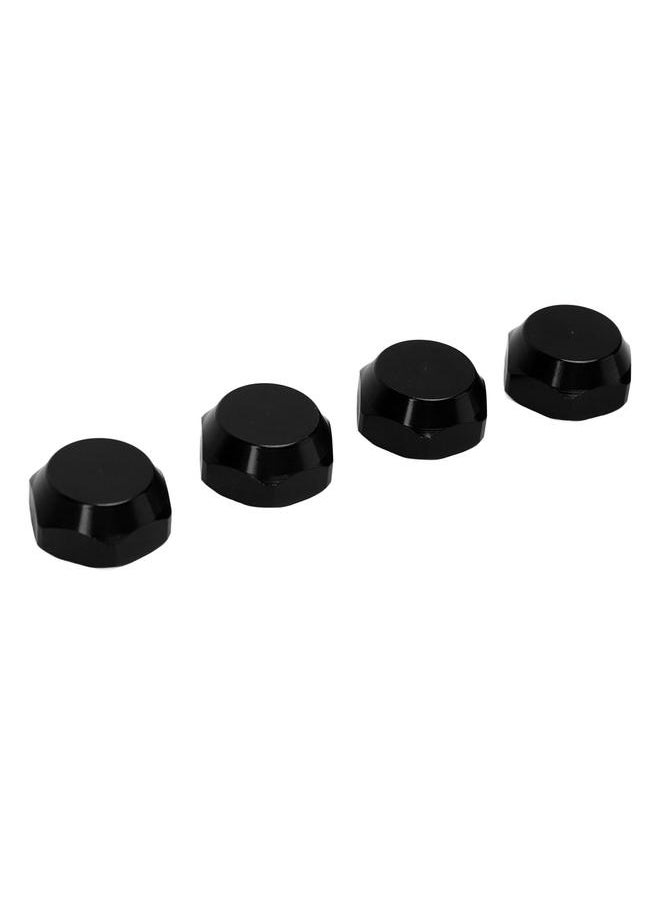Thoraya 4pcs RC Wheel Nuts 17mm Aluminum Alloy RC Car Wheel Mount Nuts for ARRMA 1/7 1/8 RC Car Black  - Image 4