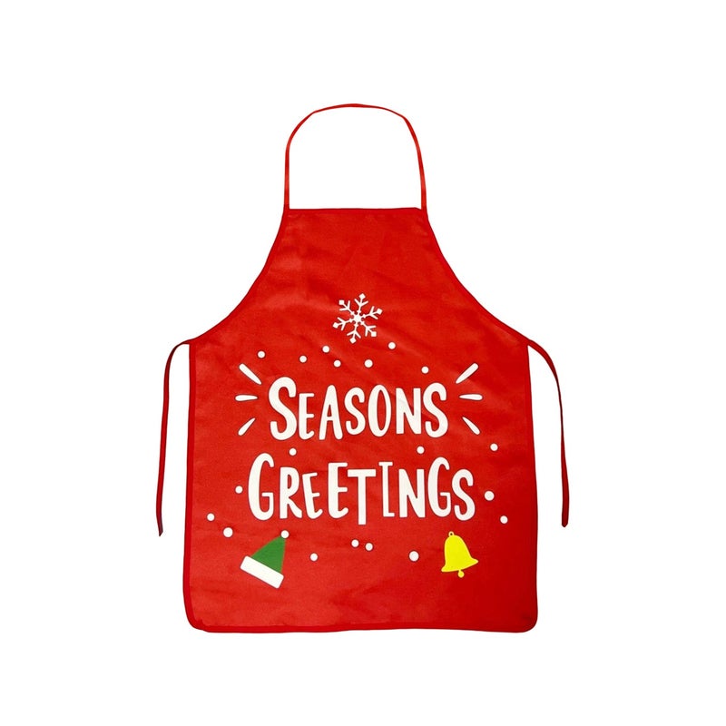 CHRISTMAS MAGIC Seasons Greetings Apron Adult Size 54x78cm - Image 2