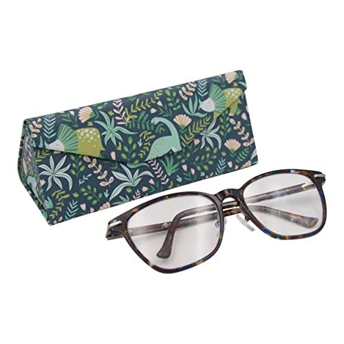Real Sic Glasses Case for Men and Women - Magnetic Folding Hard Shell Sunglass Holder - Vegan Leather Eyeglass Protector, Variety of Styles Inspired by Adorable Animals - (Dinosaurs) - Image 3