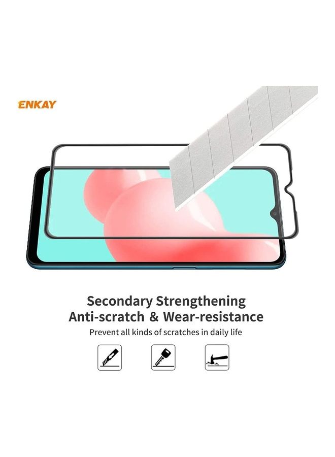 ICS Screen Protector For Samsung Galaxy M12/A12 Clear/Black - Image 2
