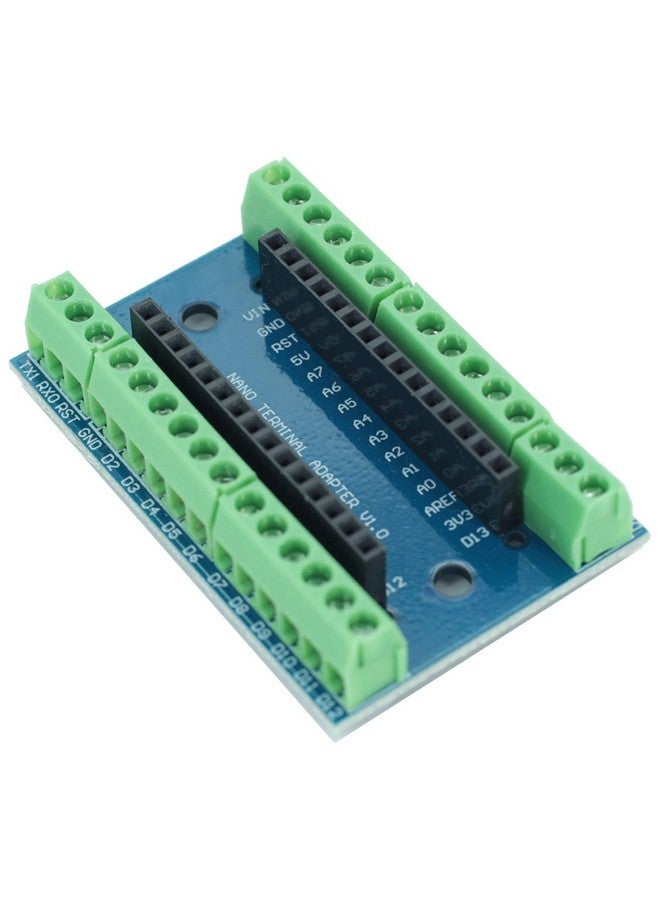 DEVMO 5pcs DEVMO Nano Screw Terminal Adapter Shield Expansion Board Nano V3.0 AVR ATMEGA328P-AU Module Compatible with Ar-duino - Image 4
