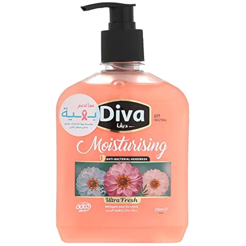 Diva liquid hand soap 500 ml ultra fresh - Image 1