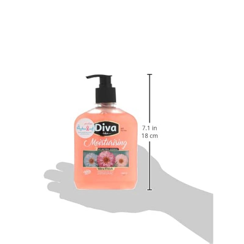 Diva liquid hand soap 500 ml ultra fresh - Image 4