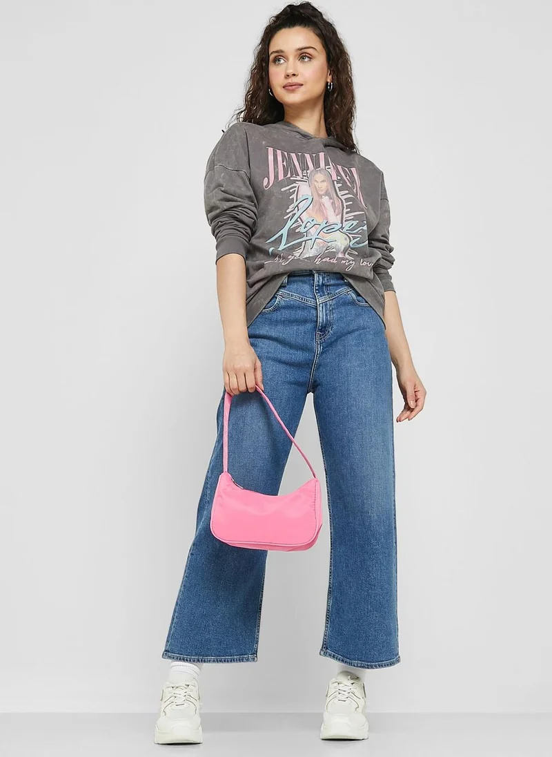 jennifer lopez Graphic Detail Hoodie