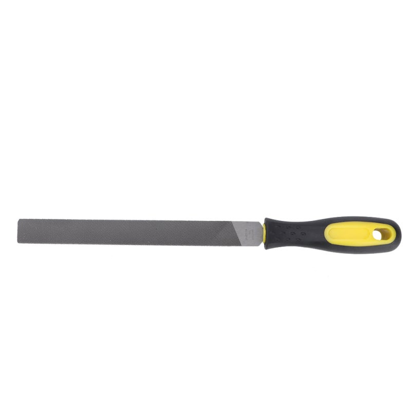 8in Flat Mill Steel File Grinding Blade with Handle Sharpening Shaping Tool for MetalCoarse Teeth File - Image 4