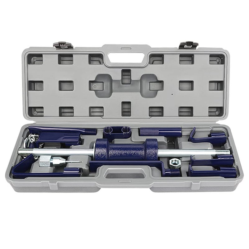 ACZCR 13LBS Dent Puller wSlide Hammer Auto Body Truck Repair Automotive Hammer Puller Repair Frame Set with Carrying Case 18 PCS