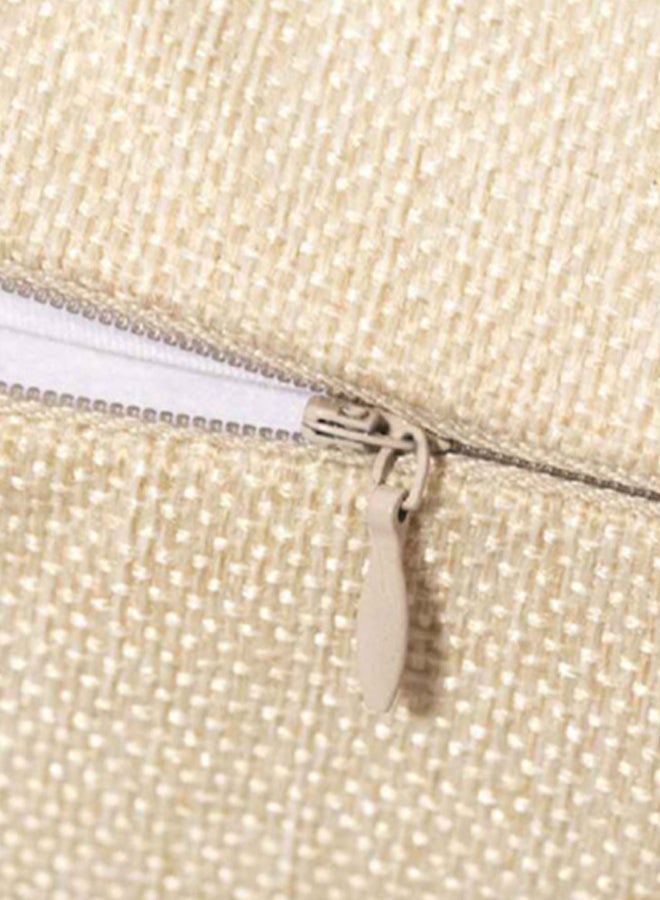 Floral Printed Pillow Cover Linen White/Black - Image 5