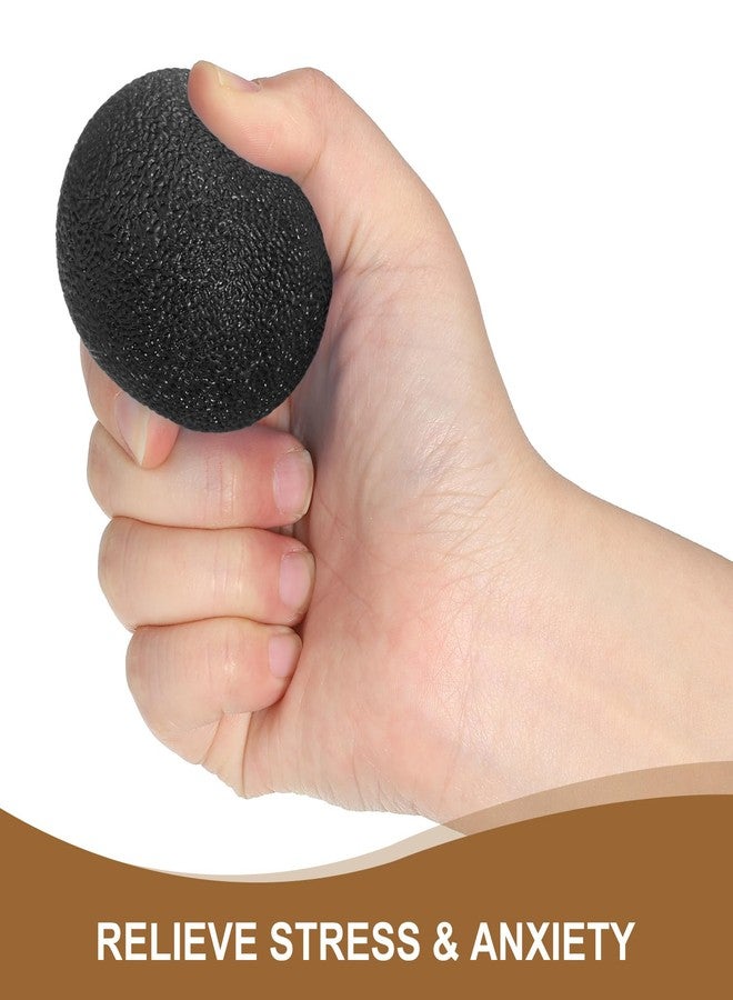 PATIKIL Hand Exercise Ball, 2 Pcs Squeeze Balls Stress Ball for Adults Grip Strengthening Occupational Equipment for Finger Wrist Strength, Black - Image 3