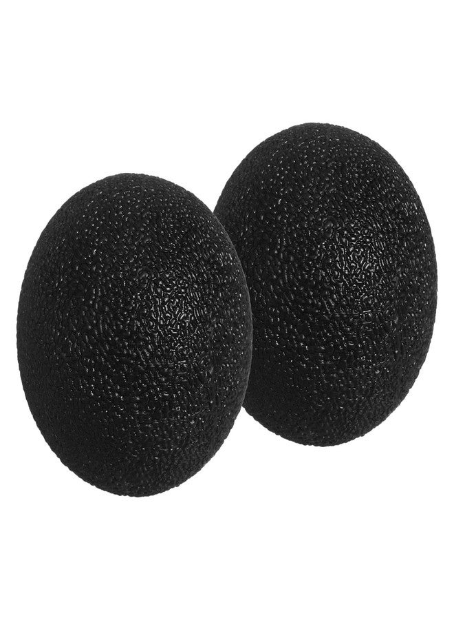 PATIKIL Hand Exercise Ball, 2 Pcs Squeeze Balls Stress Ball for Adults Grip Strengthening Occupational Equipment for Finger Wrist Strength, Black - Image 1
