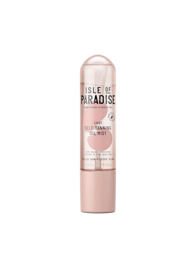 ISLE OF PARADISE Isle of Paradise Self Tanning Oil Mist - Color Correcting Self Tan Spray, Vegan, Cruelty Free, 6.76 Fl Oz 