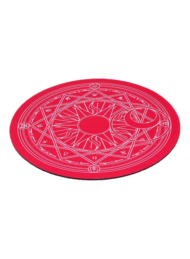 نيبمينينت لوحة ماوس دائرية للألعاب أحمر بنمط دائري سحري - Image 2