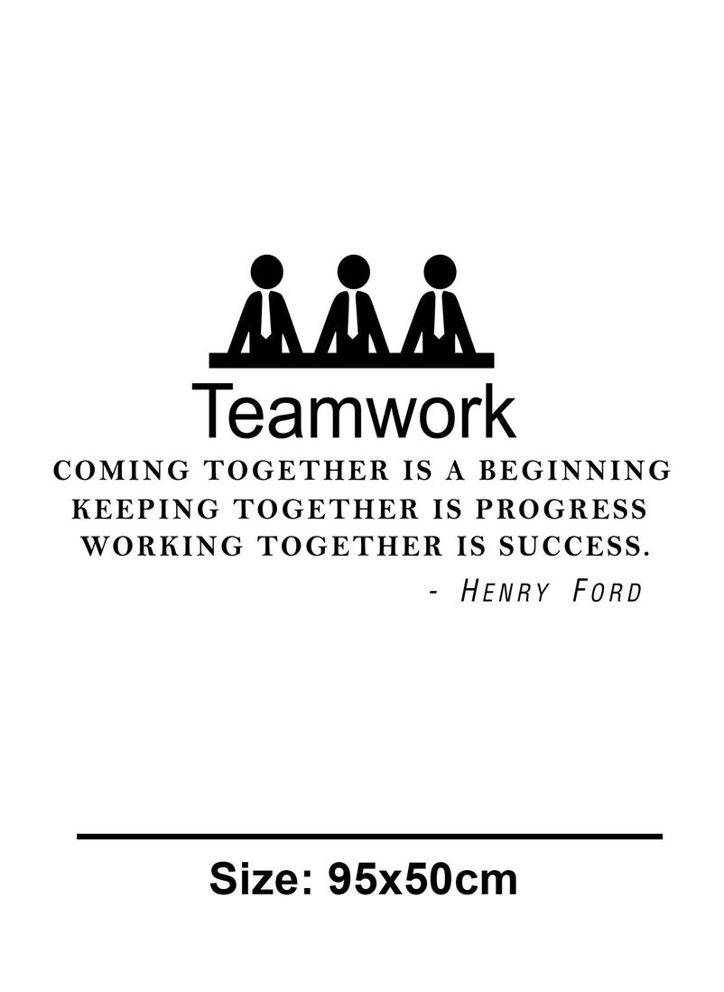 Spoil Your Wall Teamwork Quote Wall Decal - Wall Arts Home Décor - Wall Sticker, 100x50 cm by Spoil Your Wall  - Image 3