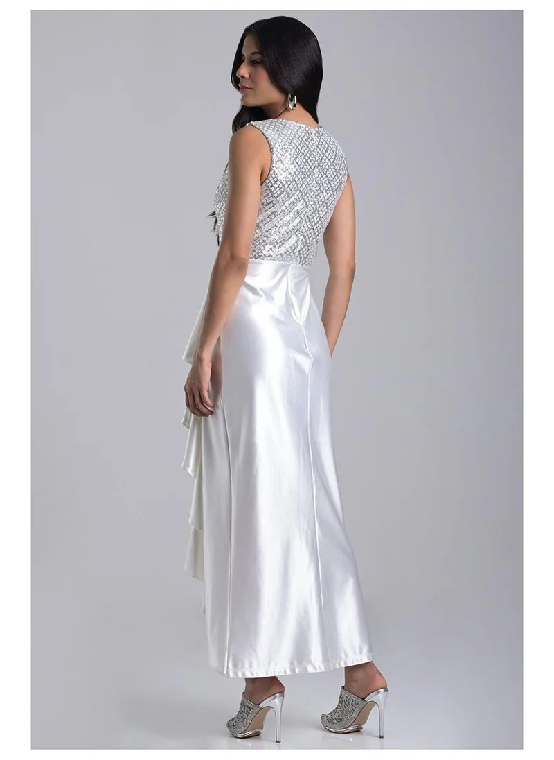 Carmen Steffens  Off-white Sequin Dress for Women | Best Price UAE