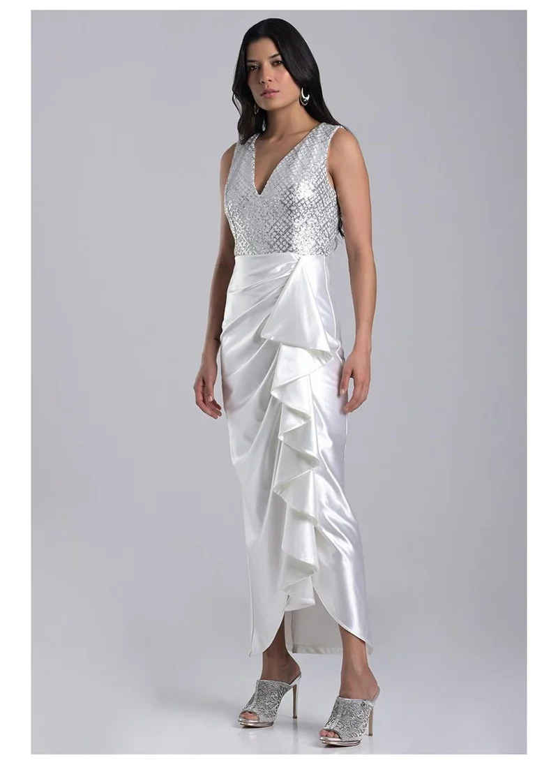 Carmen Steffens  Off-white Sequin Dress for Women | Best Price UAE
