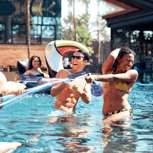Storio Rechargeable Electric Battery Operated Holi Pichkari Water Gun Toy for Kids | Desert Burst with Drum & Cartridge| Upto 30Ft Shooting Range| High Pressure Mechanism,Water Gun Toy for Holi - Image 4