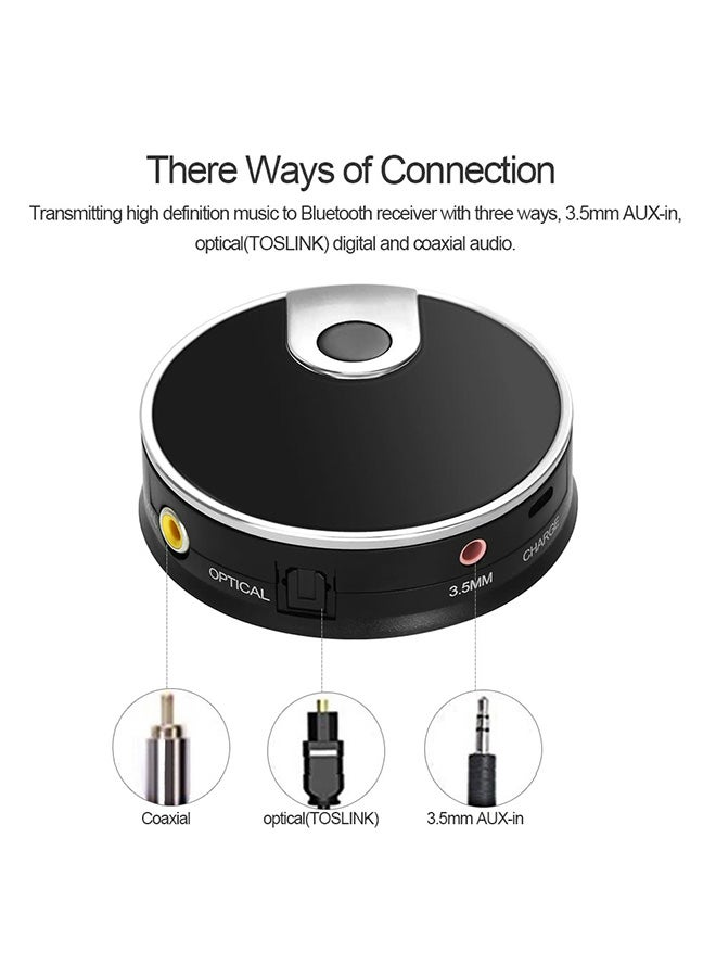 NIBEMINENT Bluetooth Audio Transmitter Black/Silver - Image 4