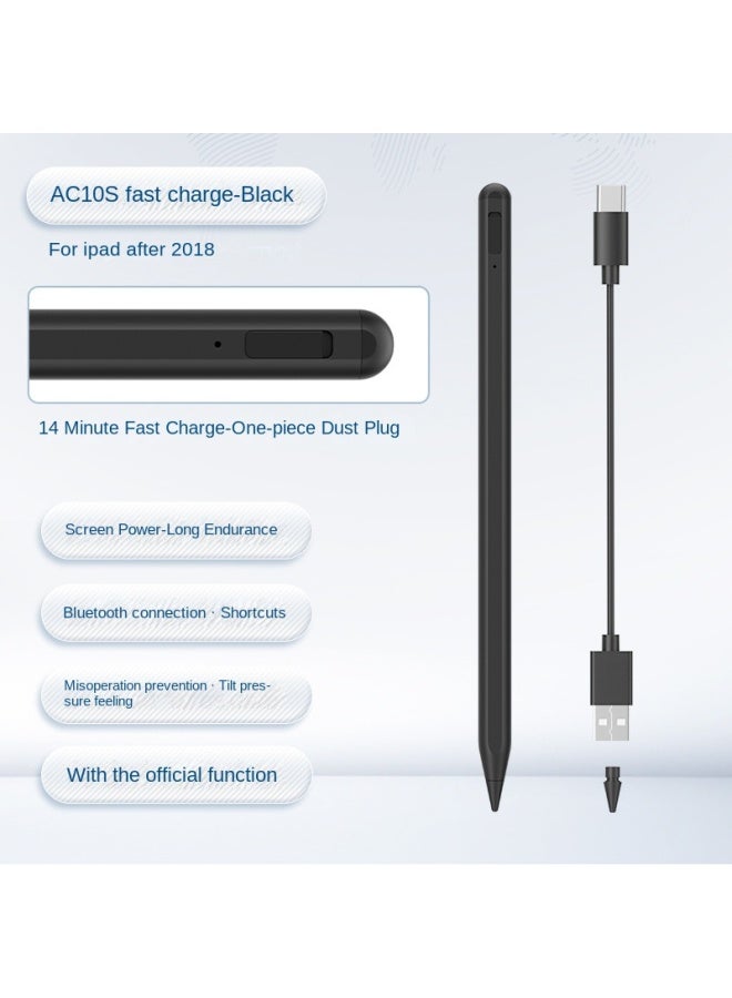 قلم آيباد ستايلس متوافق مع Apple Pencil قلم شاشة لمس لوحي قلم رقمي بلوتوث قلم خط يد ستايلس - Image 1