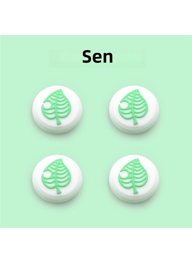 Switch Rocker Cap Silicone Cap Game Cap Button Protective Cap Nintendo Animal Crossing Bear Ns Rocker Cap-Product Color:Bear Blue