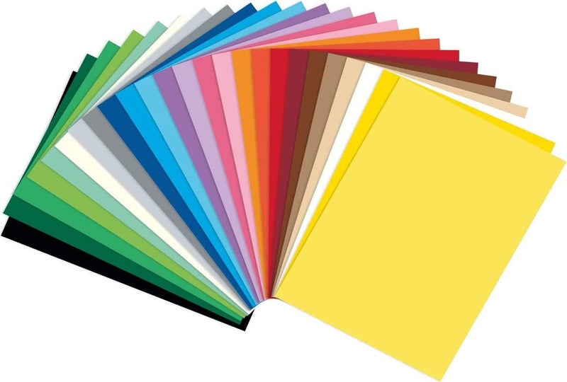 Eclet 40 pcs Color A4 Medium Size Sheets (10 Sheets Each Color) Art and Craft Paper Double Sided Colored Set 270 (40) - Image 2