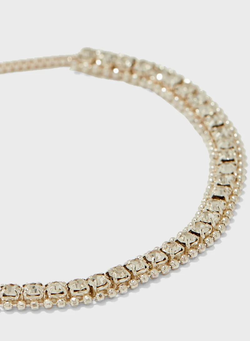 RIVER ISLAND Tennis Lariat Bracelet