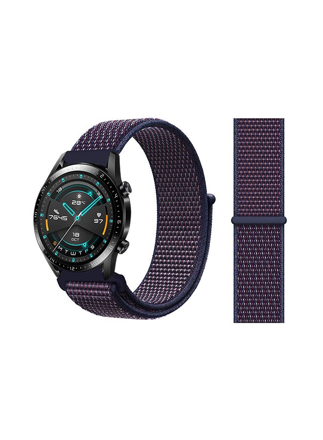 Loquat Stylish Replacement Band For Huawei Watch GT/GT 2 46mm Indigo
