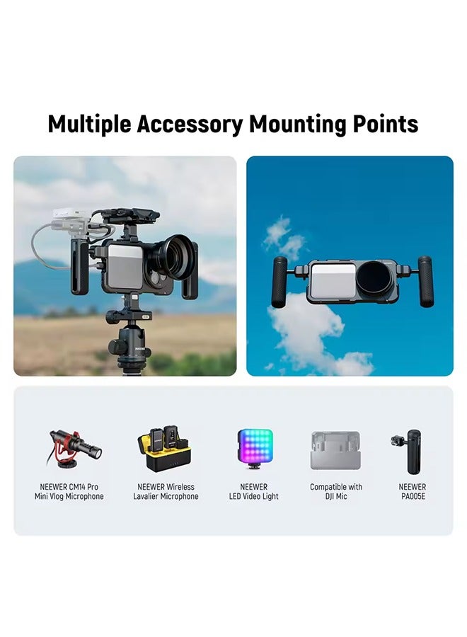 NEEWER 15 Ultra Cage, Quick Release Video Rig Case Phone Stabilizer Holder For Xiaomi 15 Ultra with 67mm Filter Adapter - Image 2