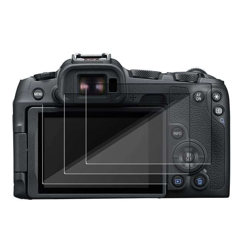 FCS DSLR Camera Screen Protector for Canon EOS R8, 3 Pcs | Crystal Clear Protection with 9H Hardness Armor - Image 1