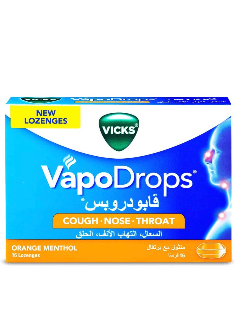 فكس فيكس فابودربس منثول مع البرتقال 16 قرص - Image 1