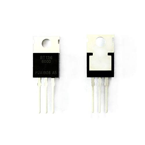 Todiys New 20Pcs for BT136-600D NTE56050 ECG56050 TO-220 Triacs Thyristor IC BT136-600 - Image 1