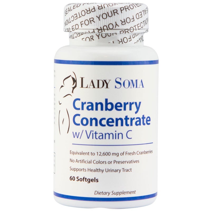 Lady Soma Lady Soma Cranberry UTI Defense with Vitamin C 60 Softgels