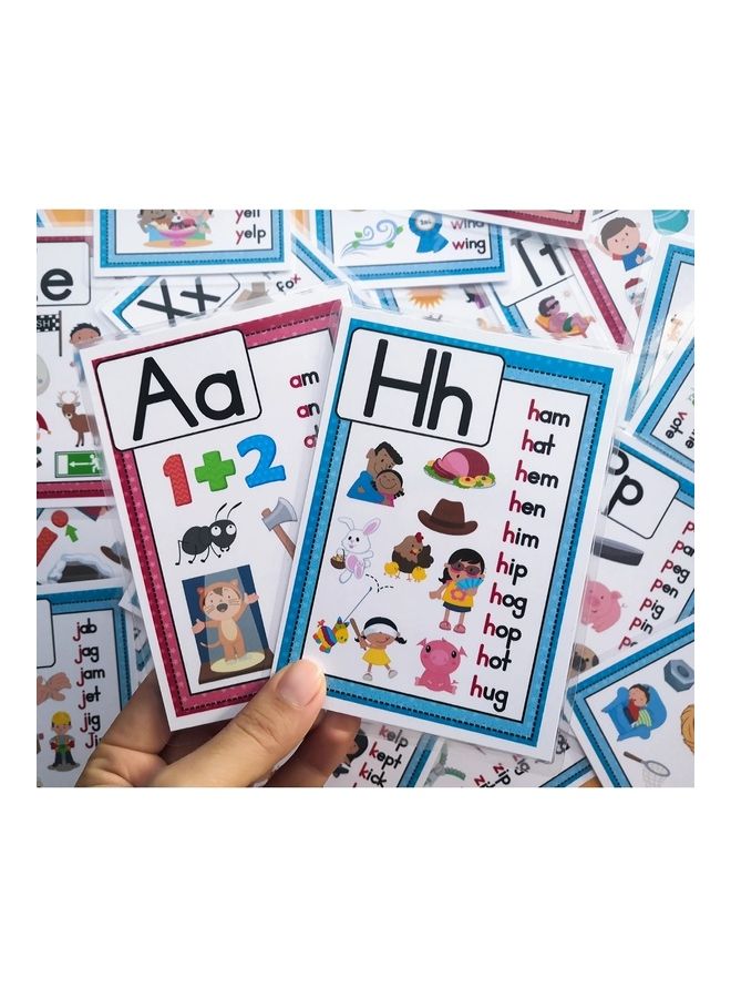 NIBEMINENT 26 English Alphabet Letters Educational Flash Cards 8.9 X 12.7cm - Image 1