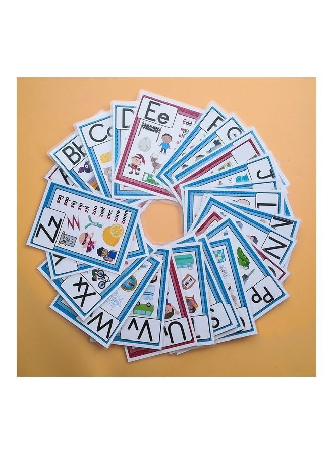 NIBEMINENT 26 English Alphabet Letters Educational Flash Cards 8.9 X 12.7cm - Image 4