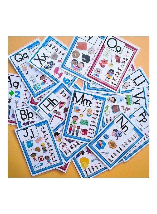 NIBEMINENT 26 English Alphabet Letters Educational Flash Cards 8.9 X 12.7cm - Image 2