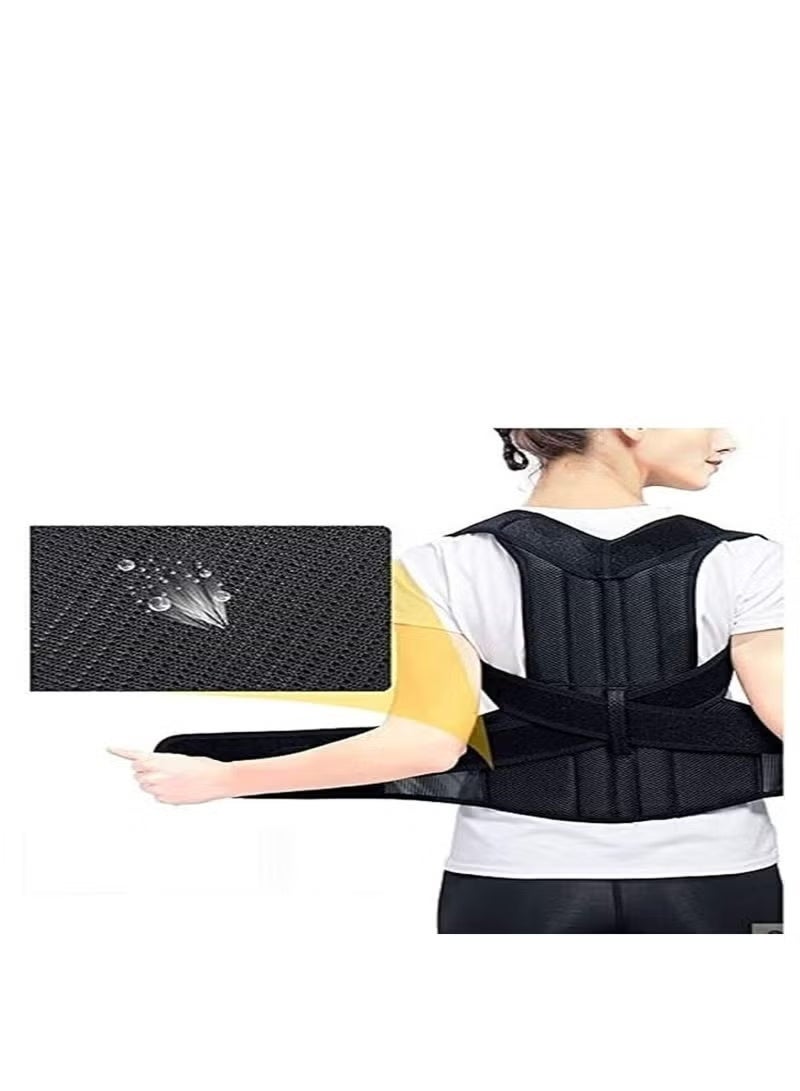 Back Support Belt Posture Corrector for Men, Orthopedic Corset, Lumbar and Column Brace - Image 4