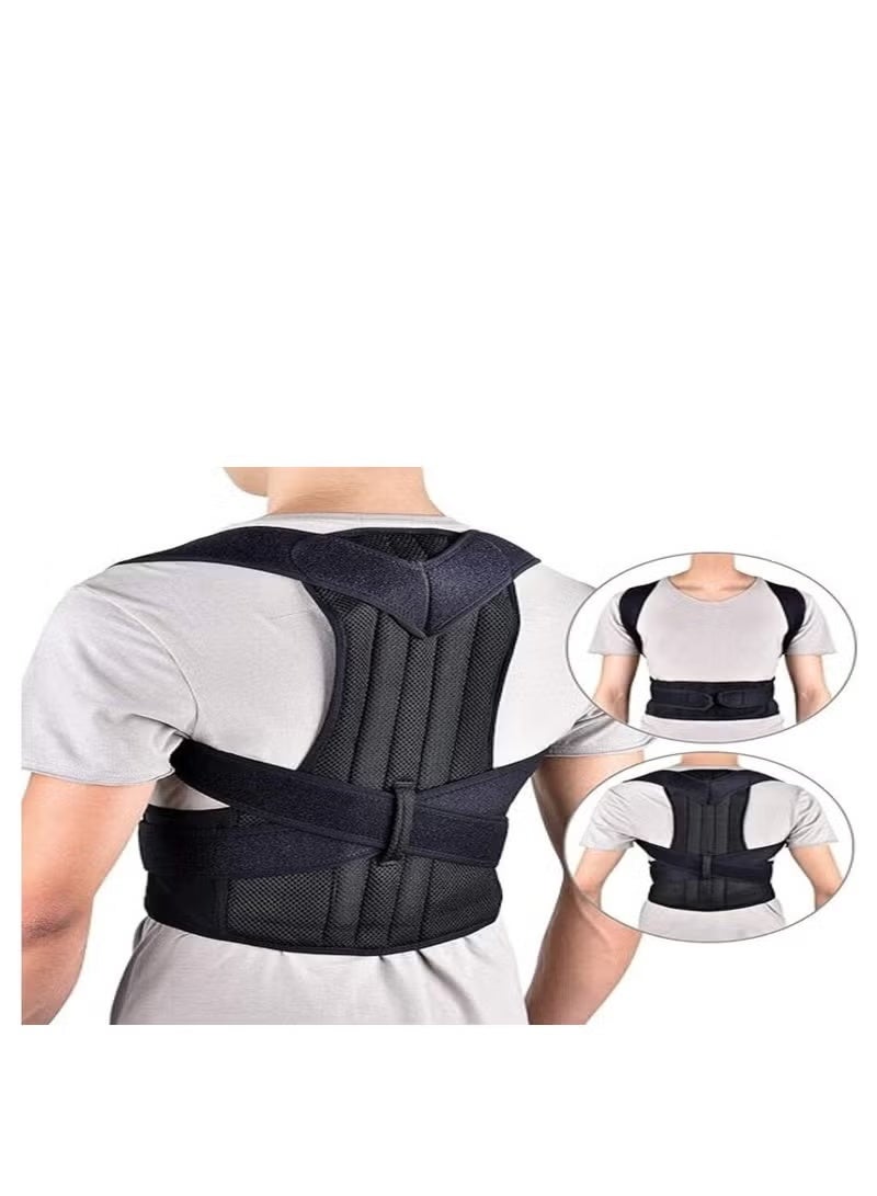 Back Support Belt Posture Corrector for Men, Orthopedic Corset, Lumbar and Column Brace - Image 2