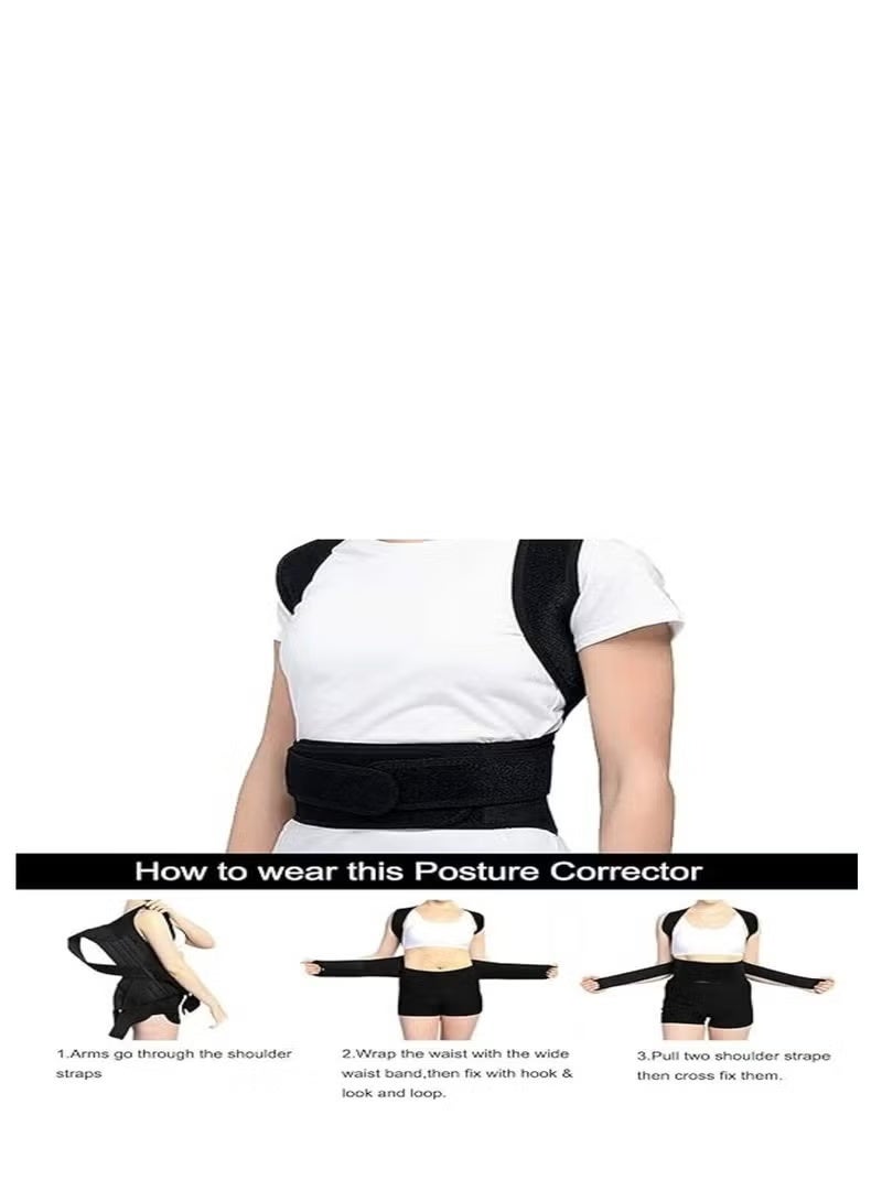 Back Support Belt Posture Corrector for Men, Orthopedic Corset, Lumbar and Column Brace - Image 4