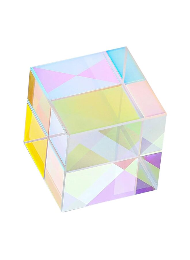 منشور زجاجي بصري مقاس 20 مم، منشور مكعب X، منشور تشتت RGB، فيزياء وتزيين، طيف ضوئي، نموذج تعليمي، أدوات تصوير فوتوغرافي - Image 1