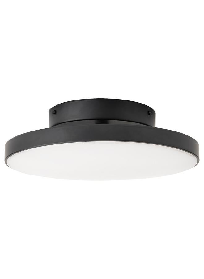 Zaboon LED ceiling lamp, matt/black, 36 cm - Image 1